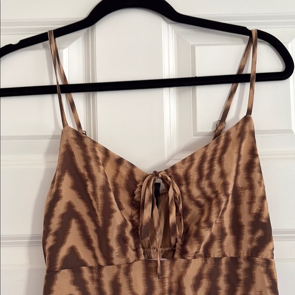 Wild Fable Brown High Low Dress - Picture 2 of 5